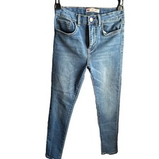 Levi's Jeans Girls Size 10 Regular 720 High Rise Super Skinny Blue With Adjust.