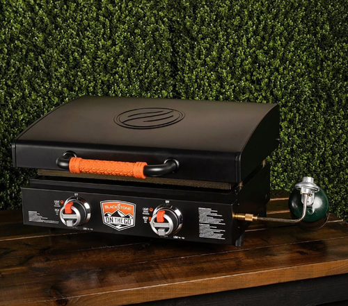 Portable Griddle with Hood Flat Top Blackstone Grill Tailgating Camping LP Gas - Picture 10 of 12