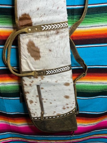 MYRA ~ LEATHER ~ COWHIDE ~ SOFT ~ RIFLE ~ STORAGE ~ CASE - Picture 32 of 53
