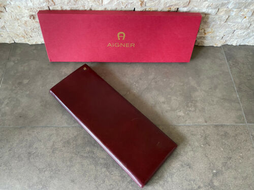 Etienne Aigner Leder Adressbuch Notizblock im Geschenkkarton 30 x 11,5 cm - Bild 1 von 12