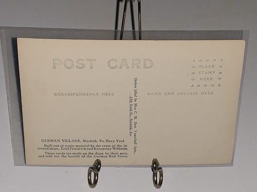 German Village VA Postcard RPPC Photo WWI c1910's Norfolk Virginia-Historical - Picture 2 of 3