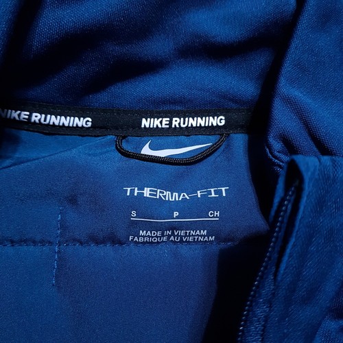 NIKE Therma-FIT Synthetic-Fill Running Puffer Vest Womens Size SMALL Blue Golf - Picture 4 of 8