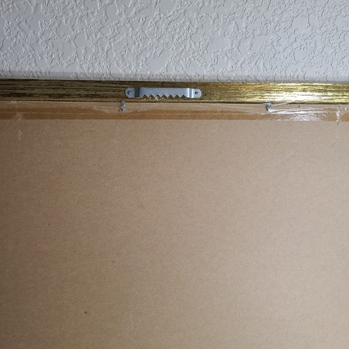 "Original signiertes Aquarellgemälde von Doris Huston Der Sturm 1972 26"" x 20" - Bild 7 von 7