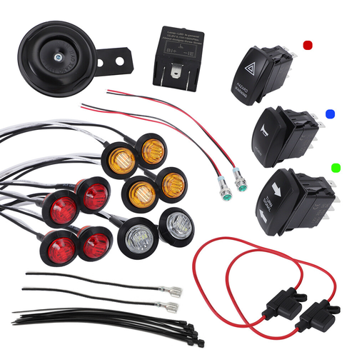 Street Legal Turn Signal Light Horn Kit For Honda Pioneer 500 700 1000