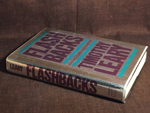 1983 SIGNED First Edition First Print FLASHBACKS By Timothy Leary HCDJ VG/VG!! - Picture 3 of 18