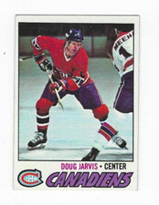 1977-78 TOPPS DOUG JARVIS #139 MONTREAL CANADIENS