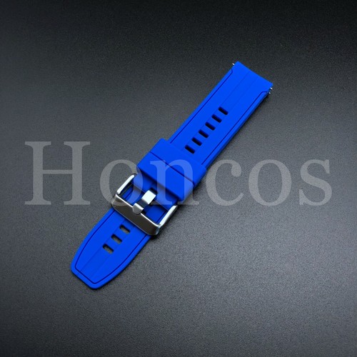 20-22MM Soft Silicone Rubber Watch Band Strap Fits For IWC Quick Release Bar - Picture 8 of 57