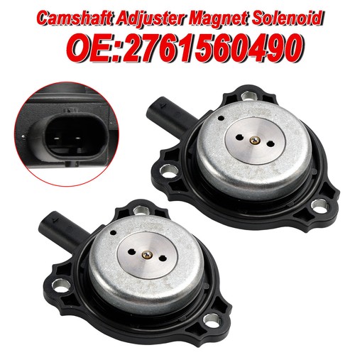 2PC Camshaft Adjuster Magnet Solenoid for Mercedes-Benz C E CL CLS G 2761560490 - Picture 5 of 20