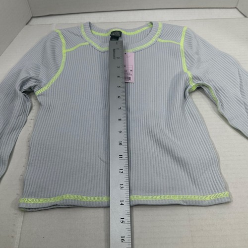 Lot of 2 Shirts Wild Fable Women's Size Small Long Sleeve Tee Shirts Peach Blue - Picture 12 of 24