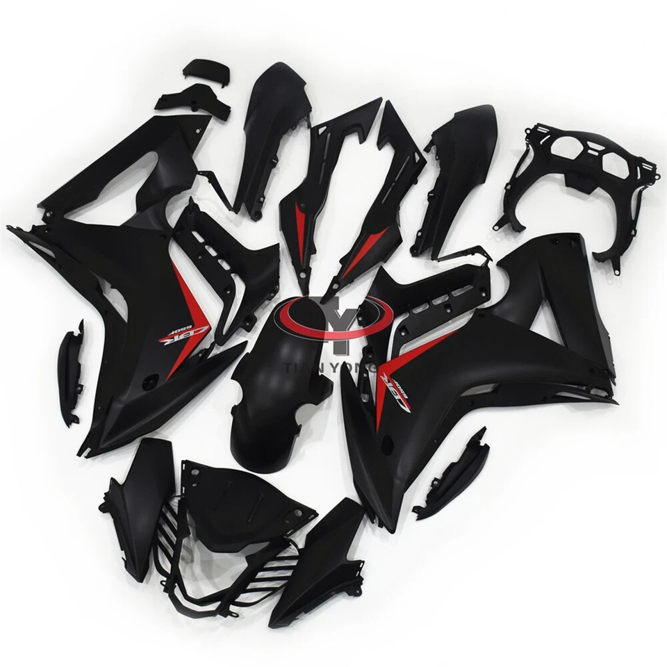 Fit Honda 2017 2018 CBR650F Injection Fairing Kit Matte Black ABS Mold