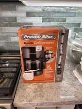 Proctor Silex 10 COn/Off Auto Pause Drip Coffee Maker Machine Pot Black #48351