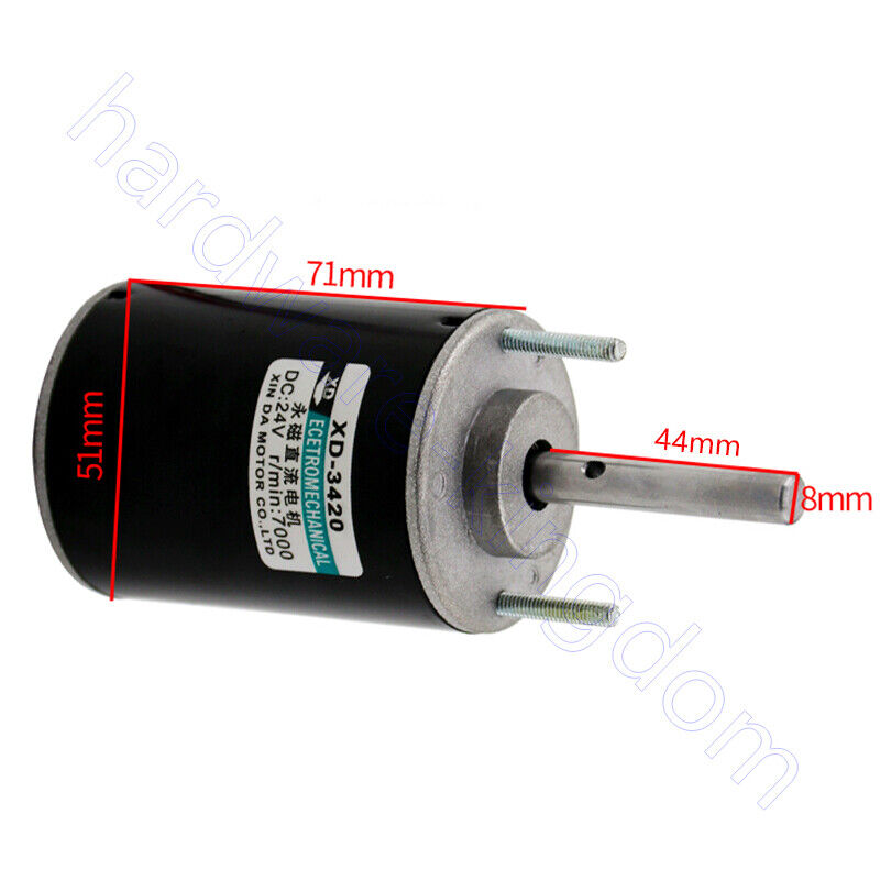 Chancs Mini Motor De Imán Permanente Eléctrico Ch-3420 24v D | Envío Gratis