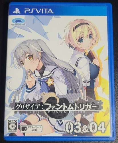 PS Vita Gurizaia phantom trigger 03 & 04 2018 Japanese Games Tested Genuine - Picture 1 of 4