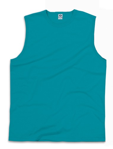 Hering Men's Basic Cotton Casual Muscle Shirt Tank Top - Picture 2 of 7