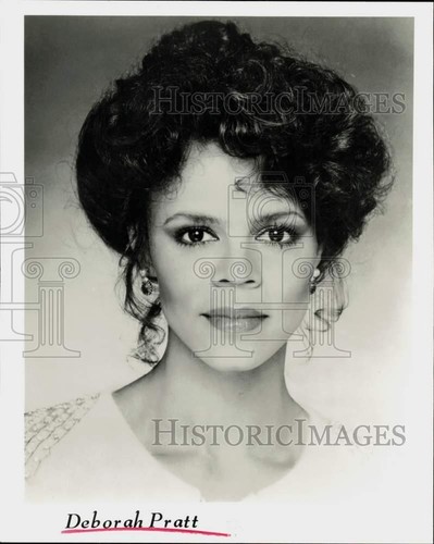 Press Photo Deborah Pratt, actress - hpp26294