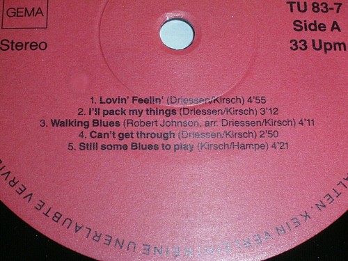 LP Blues Express Hand Signed - Bluesrock # cleaned LP 789 - Bild 3 von 4