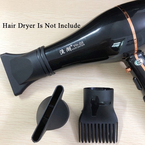Universal Concentrator Snap-On Hair Dryer Attachatmen Salon Nozzle Styling Tool◇ - Picture 8 of 14
