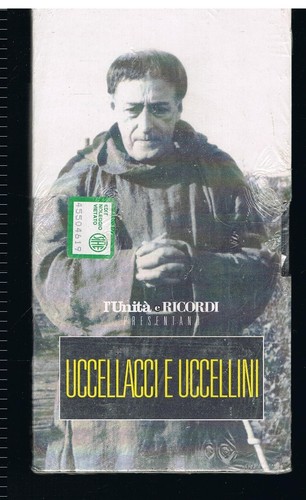 UCCELLACCI E UCCELLINI - L'UNITA' E RICORDI - TOTO' E FEDERICO FELLINI - VHS - Picture 1 of 2