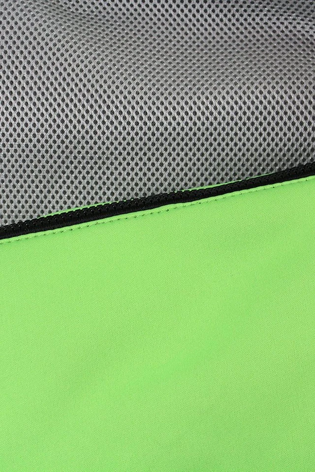 Bolso de Mano Ideology Perforado con Cremallera con Bolsillo Gris Sólido Verde  Foto 3 de 3