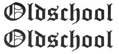 Oldschool 2x, Auto Aufkleber, Sticker, Auto Tuning, Racing, 2x, 14x2,5cm