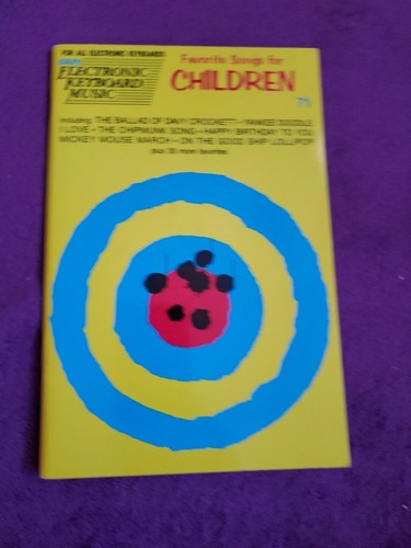 1975 Sheet Music FAVORITE SONGS FOR CHILDREN Easy Electronic Keyboard Music - Picture 1 of 10