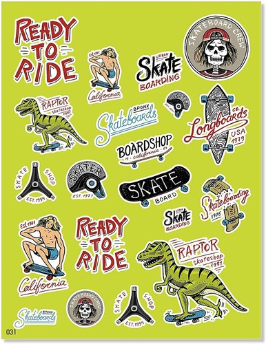 Pocket Sticker Book for Children Kids Toddler Teens Crafts Scrapbook 5 Pages - Picture 236 of 318