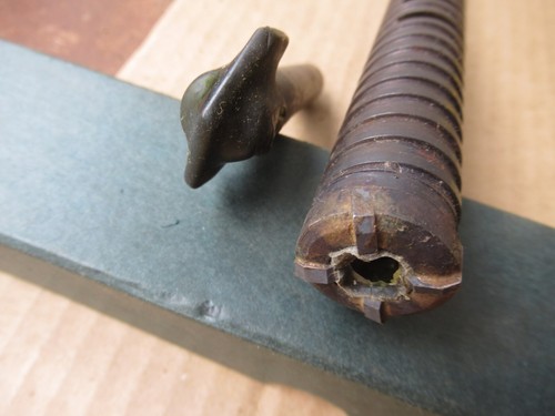 Lot of three old LOGUE masonry core drills 1", 7/8", 3/4" - Picture 16 of 24