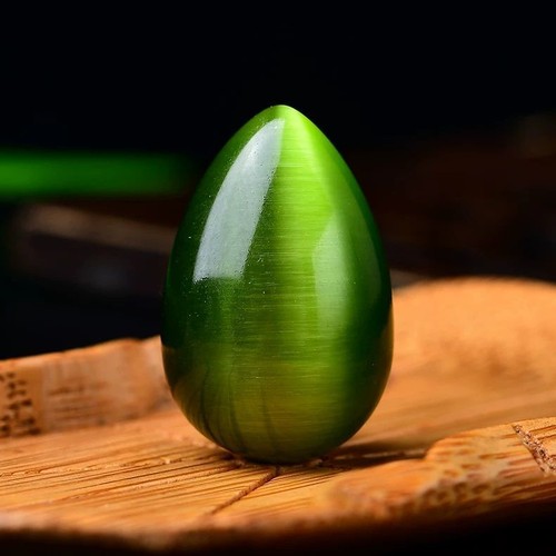 Opal Rough Stone Egg Ornament Hand Handle Pendant Jewelry - Picture 15 of 25