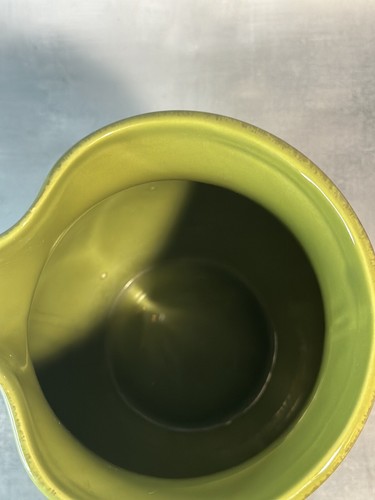 Homes Essentials And Beyond Green Ceramic Large Water Pitcher W/ Rooster Design - Picture 6 of 8