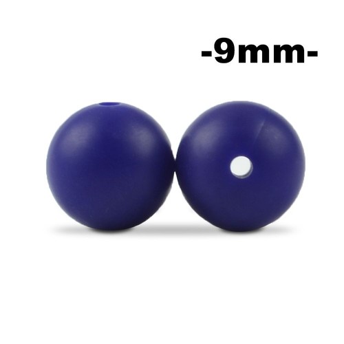 Round Loose Beads -9MM Silicone DIY Necklace Bead BPA Free Accessory 100PCS/Lot - Picture 27 of 44