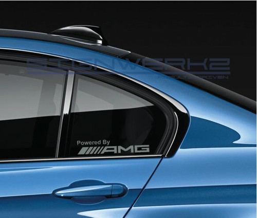 Powered By AMG Decal Sticker logo Pair - Bild 3 von 14