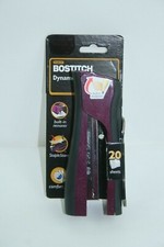 Bostitch Dynamo Stapler - 20 Sheet Capacity, Wine Metallic