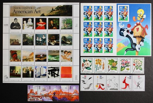1998 U.S. Commemorative Year Set 87 stamps including Sheets, Mint NH, see scans - Picture 3 of 3