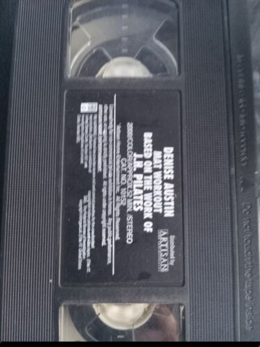 Denise Austin - Mat Workout Based on the Work of J.H. Pilates (VHS, 2000) Used - Picture 3 of 4
