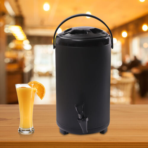Servidor/dispensador de bebidas aislado de 2,3 galones de capacidad para bebidas frías calientes buffet - Imagen 11 de 12