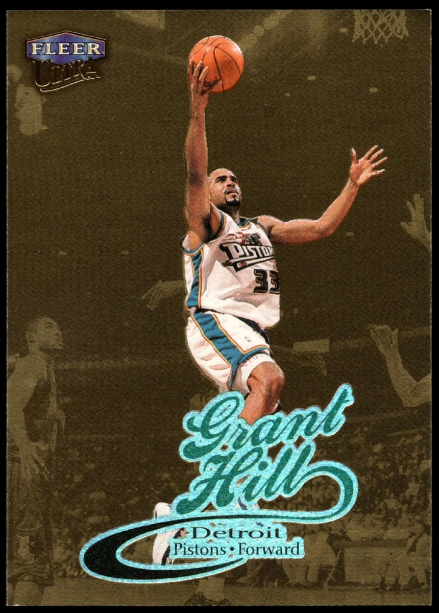 Carte à Collectionner Grant Hill 1998-99 Fleer Ultra Exclamation Points - Insert Rare, état Near Mint, Pistons