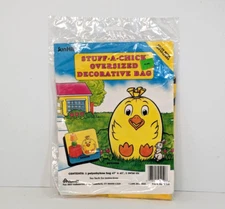 Easter Leaf Bag Lawn Decor Chick Chicken Sun Hill Large 47x41 Vintage USA New