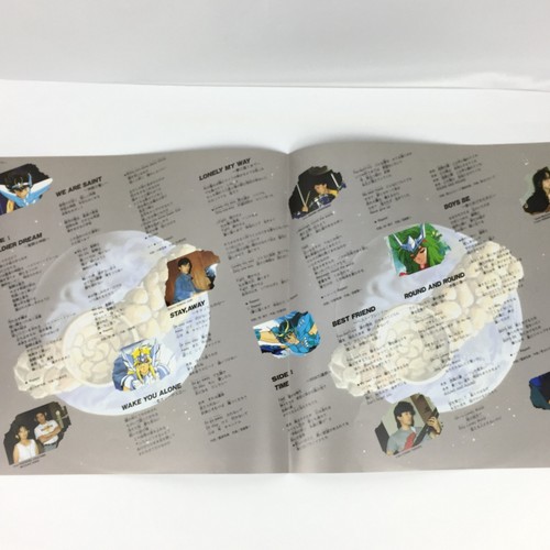 Saint Seiya Hit Songs Collection III For You CQ-7130 LP Records Vinyl With Obi - Picture 14 of 18