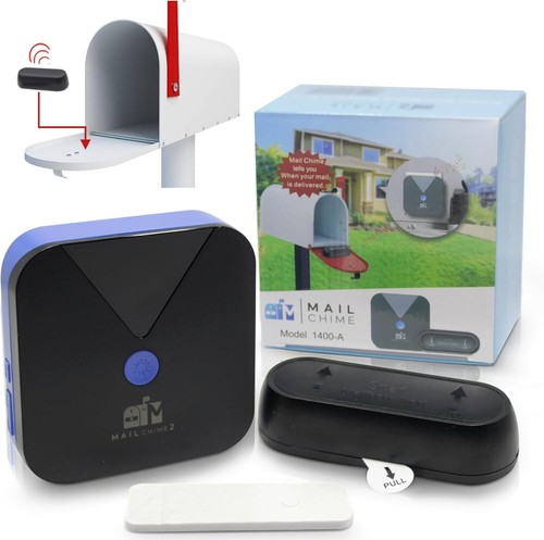 Compact Mailbox Alert System - 500 ft Range with Dual Light & Sound Alerts - Picture 3 of 10