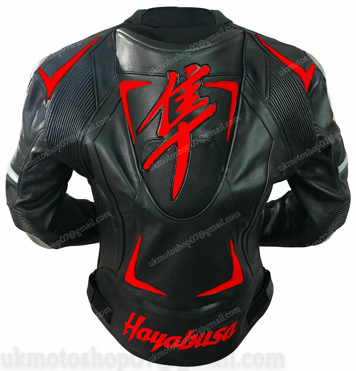 SUZUKI HAYABUSA Racing Motorcycle Biker Leather Jacket Motorbike Leather Jackets