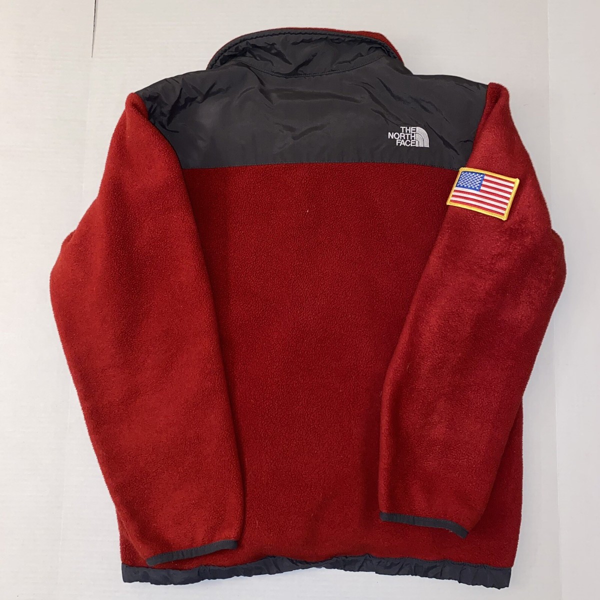 THE NORTH FACE 赤 XL ボーイズ ジャケット Boy's The North Face Red Zip Jacket XL USA Patch | eBay