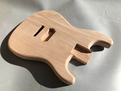 Mahogany Guitar Body Solid wood DIY for ST Style Guitar parts unfinished - Imagen 3 de 5