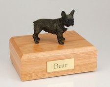 French Bull Pet Funeral Cremation Urn Available in 3 Different Colors  4 Sizes