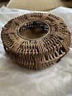 New ListingAntique Woven Basket With Lid Both As-Is Collectible