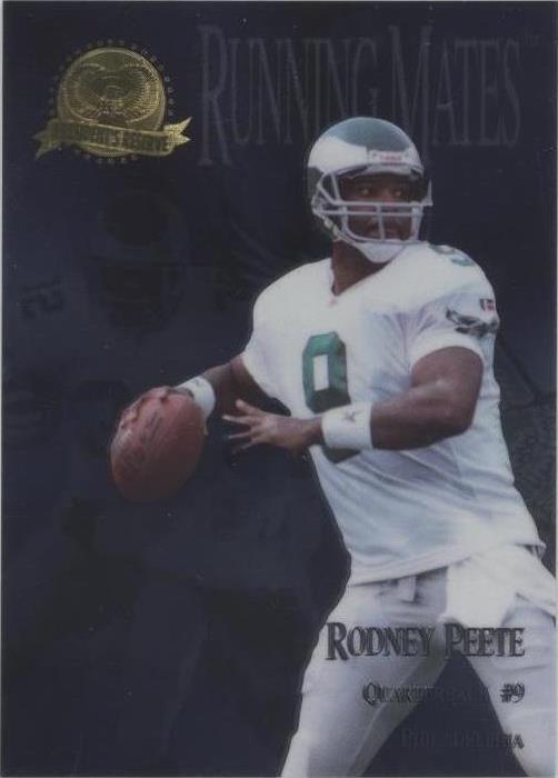 1996 Collector's Edge President's Reserve Ricky Watters Rodney Peete #RM19 - 1 of 2