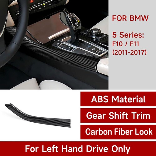 Rivestimento copertura modanature laterali console centrale per BMW Serie 5 F10 F11 2011-2017 - Foto 13 di 14