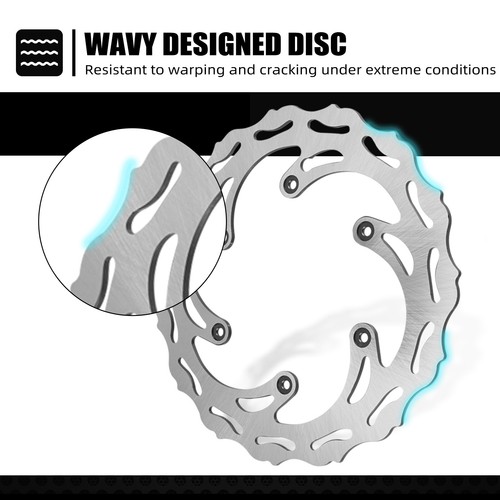 NICECNC Front Rear Brake Disc Rotors For Stark Varg EX MX 2024-2025 Dirt eBike - Picture 2 of 8