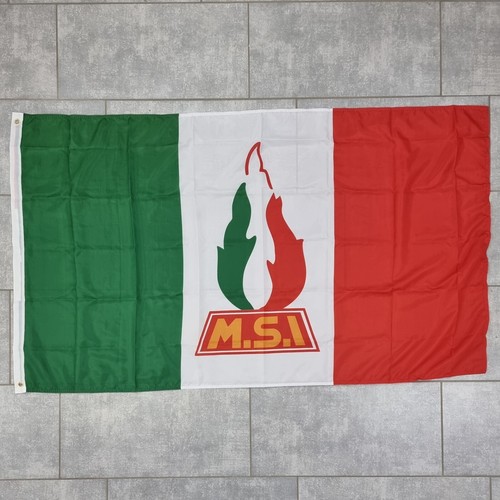 Bandiera Movimento Sociale Italiano MSI DESTRA NAZIONALE 150x100cm NUOVA - Foto 1 di 1