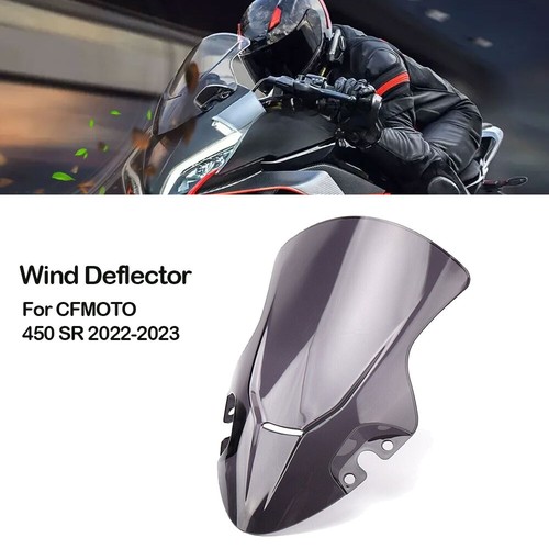 Windshield Windscreen For CFMOTO 450SR 2022 2023 Odometer Visor Screen Deflector - Foto 2 di 13