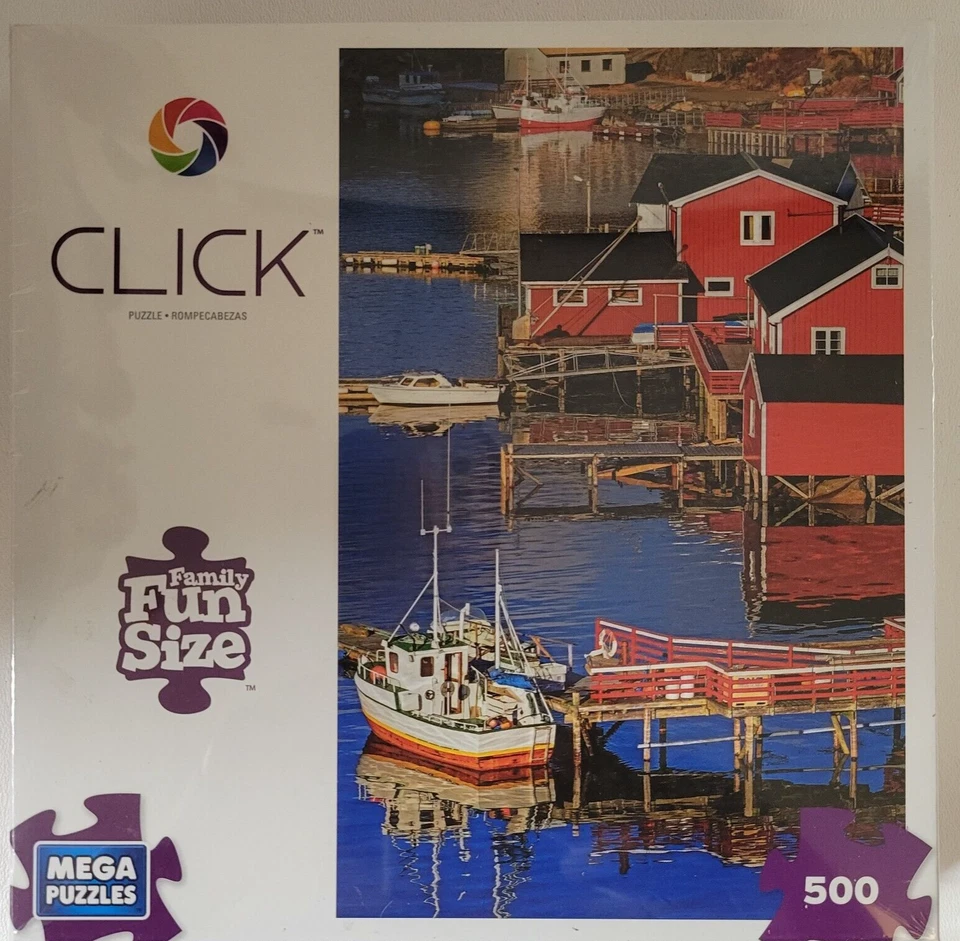 6 rompecabezas 500, 540, 550 piezas arte Casa Blanca divertirse cañón verano pesca villa Foto 3 de 4